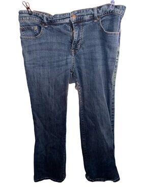 Old Navy Dark Blue Straight Leg Jeans